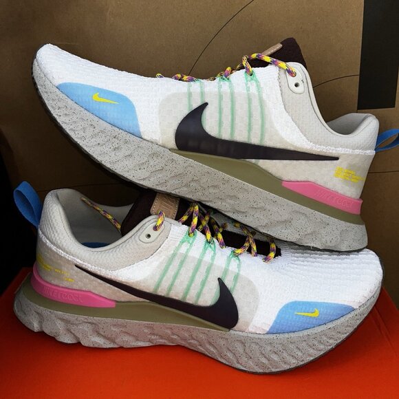 NEW Nike React Infinity Run Flyknit 3 FJ7068 120 Light Bone Mens Size 11.5